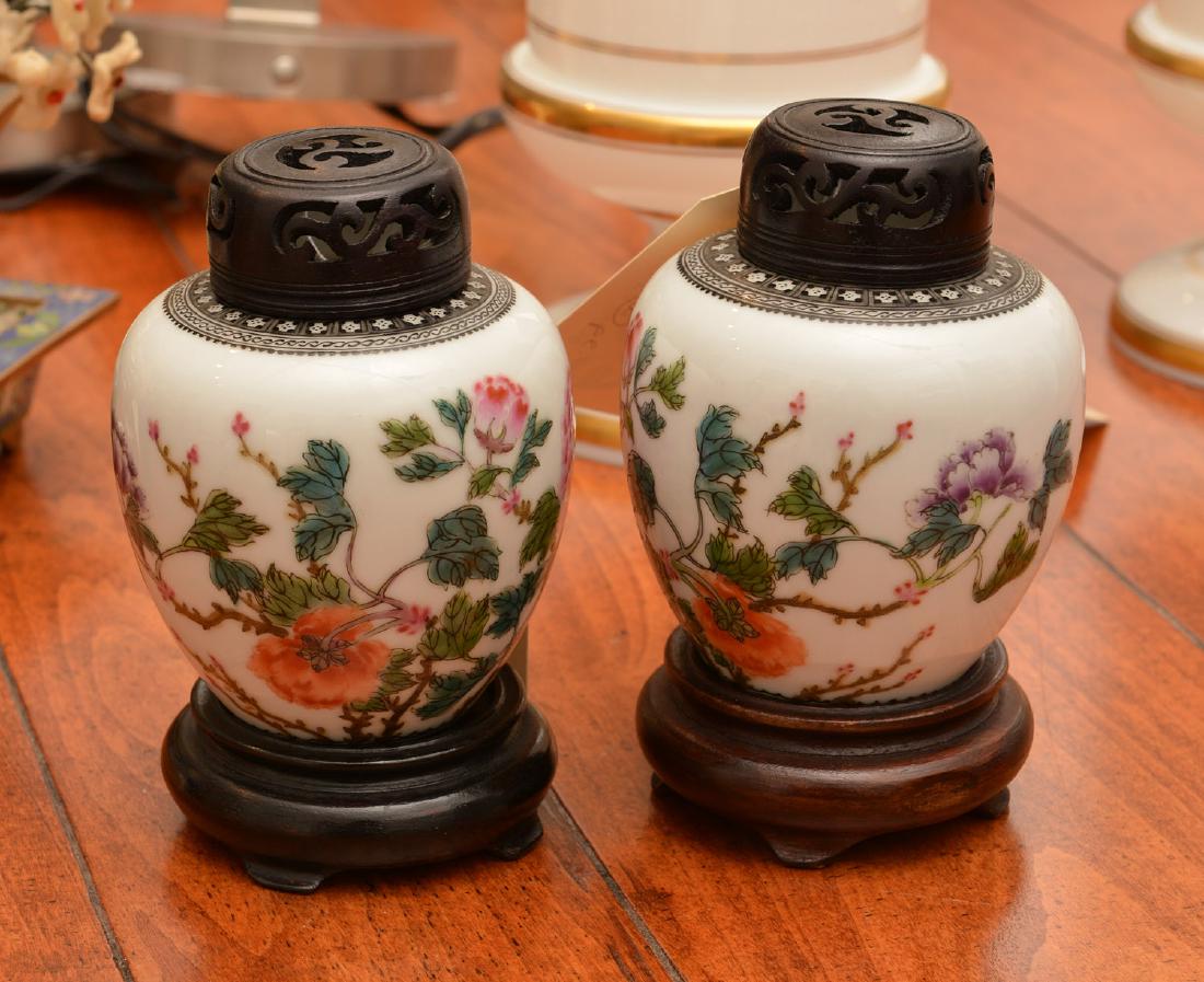 Pair Chinese republic miniature ginger jars (1 of 5)