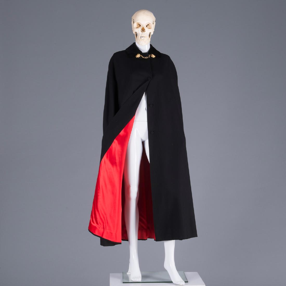 Gieves & Hawkes lady's black wool cape (1 of 8)