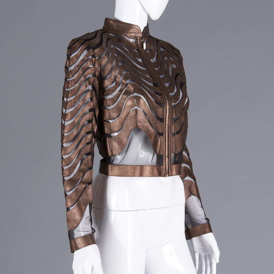 In Transit 2 mesh & metallic leather jacket (1 of 7)