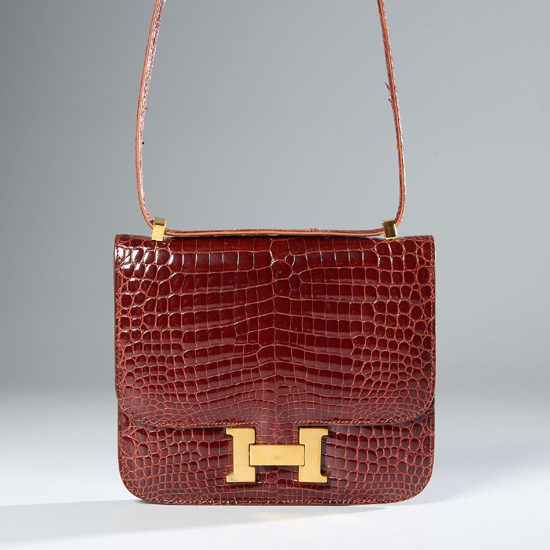 Kwanpen brown crocodile handbag (1 of 8)