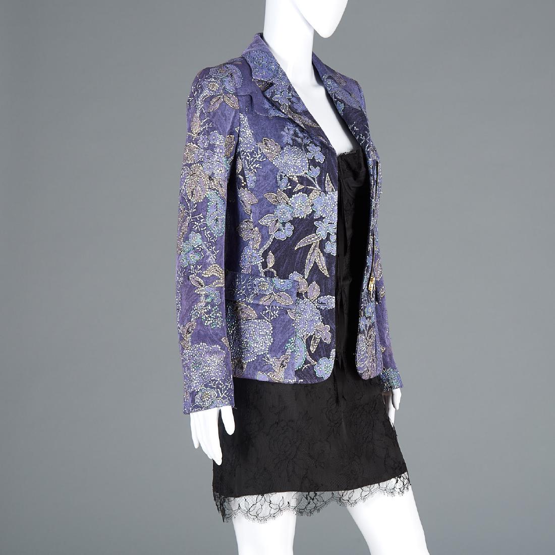 Tuleh brocade jacket and lace cocktail dress (1 of 9)