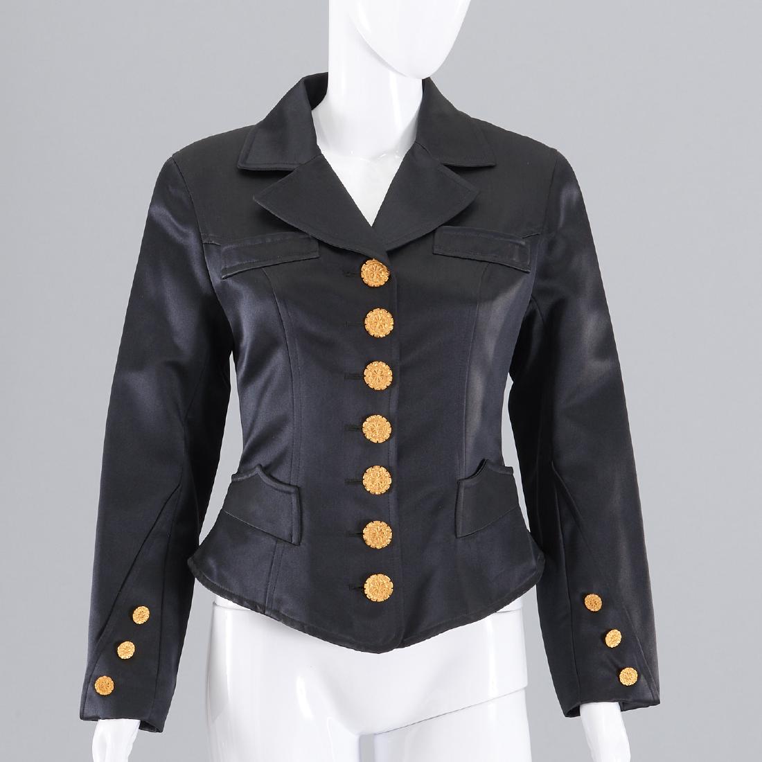 Christian Lacroix black silk cropped jacket (1 of 8)