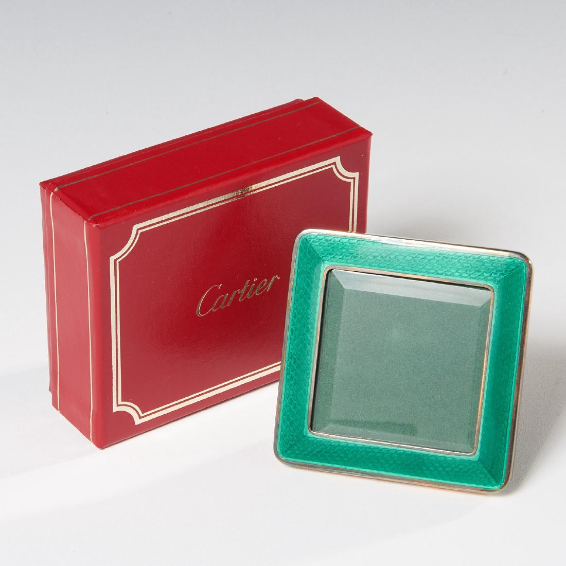 Cartier enamel and sterling frame (1 of 6)