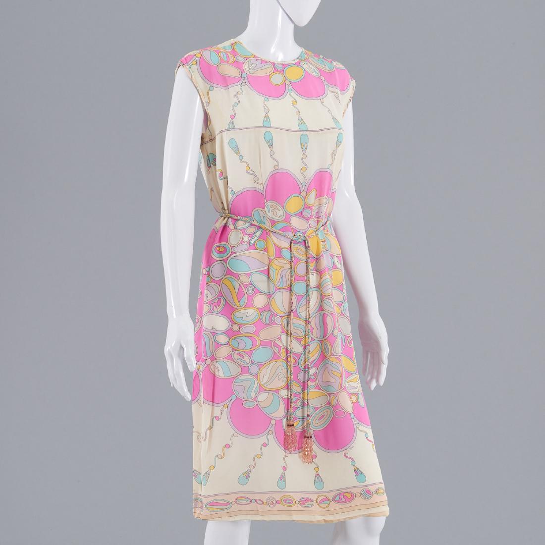 Vintage Emilio Pucci print sleeveless dress (1 of 9)
