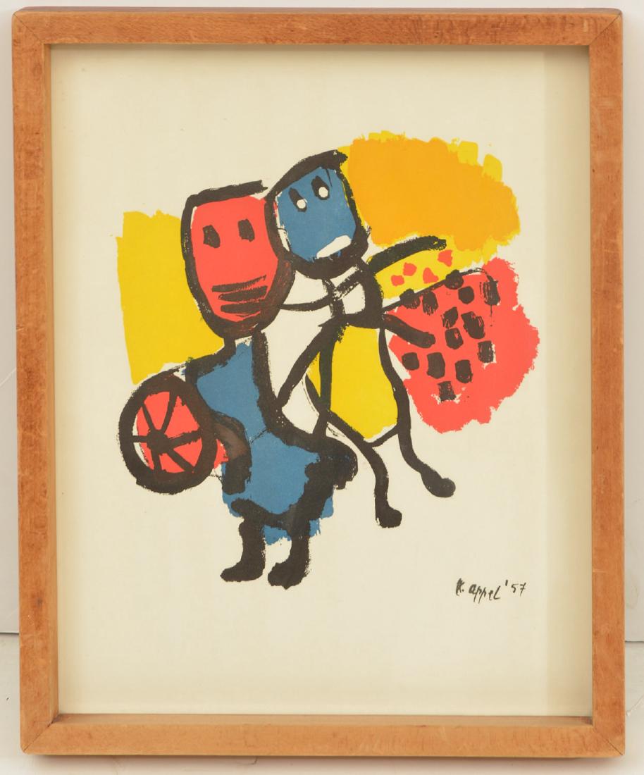 Karel Appel, lithograph (1 of 4)