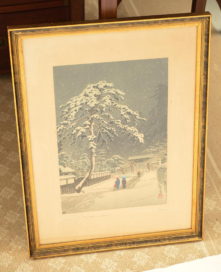 Kawase Hasui, woodblock print (1 of 7)