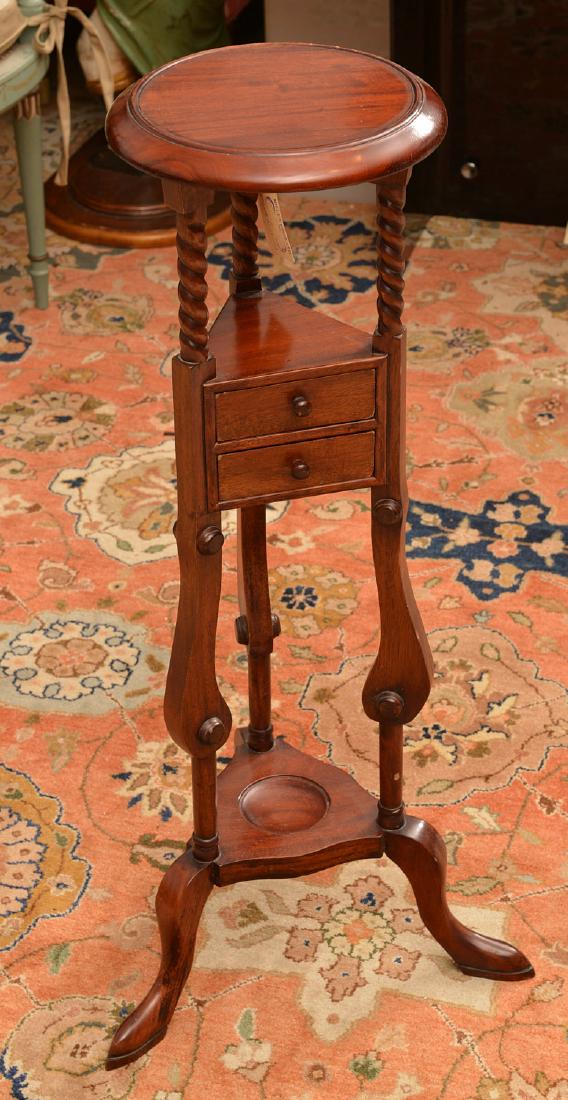 Queen Anne style mahogany wig stand (1 of 6)