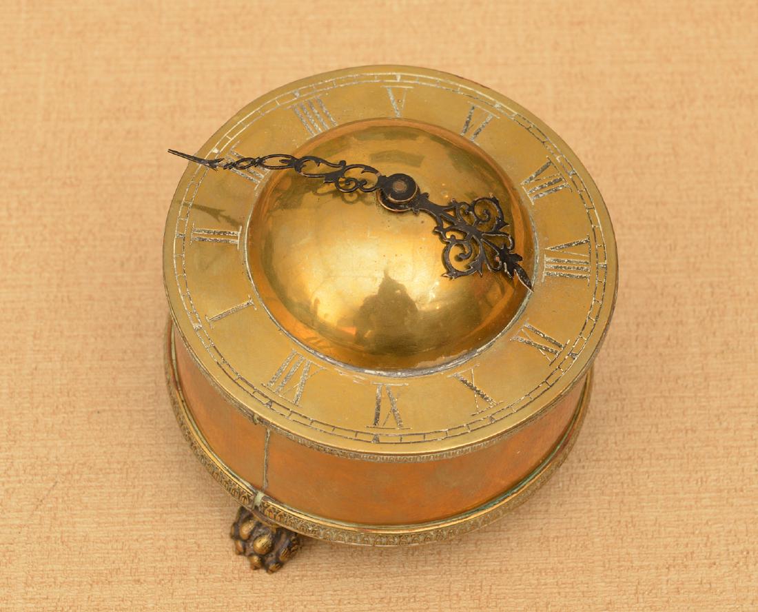 Early English style brass table clock (1 of 3)