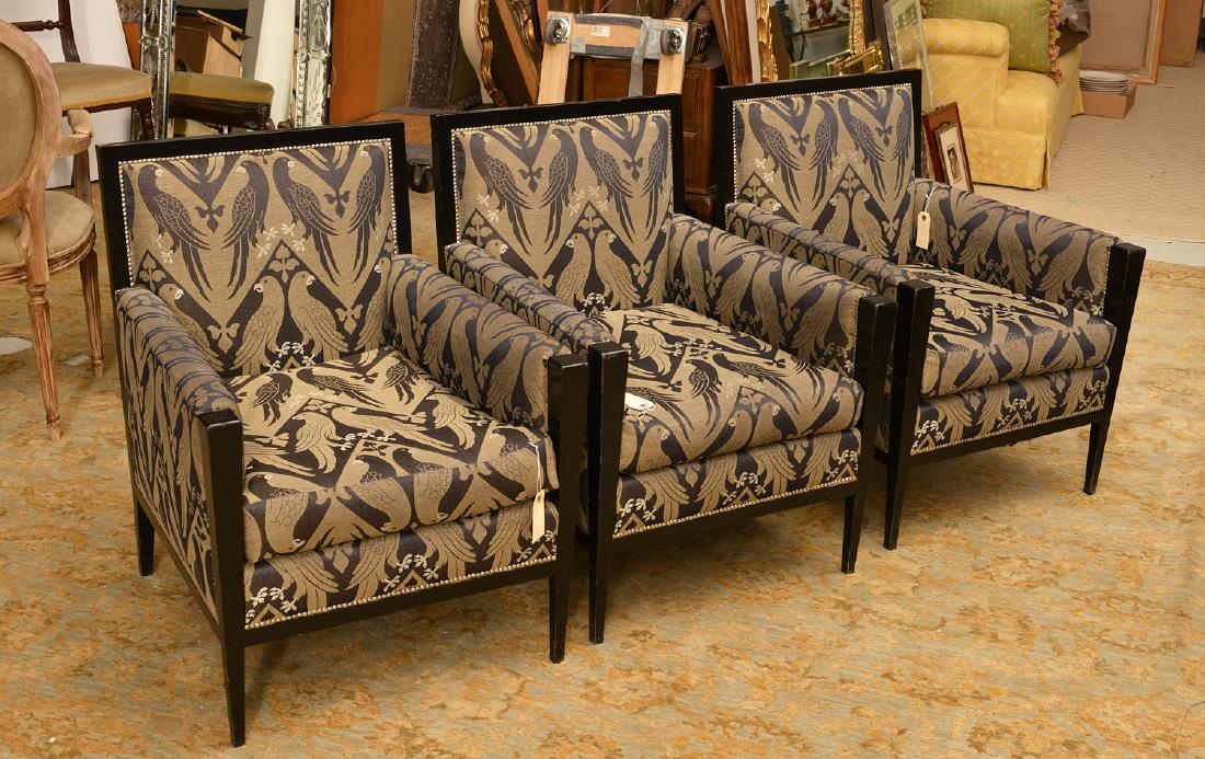 Van Cleef & Arpels, (3) French Deco style bergeres (1 of 4)