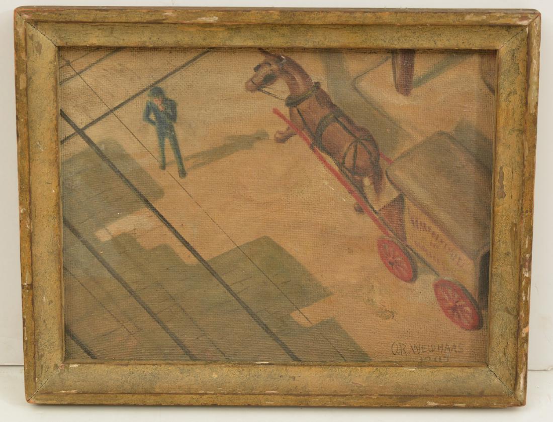 Oscar Ralph Weidhaas, Ashcan painting (1 of 5)