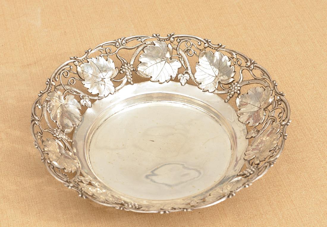 Greek .900 silver pierced dish (1 of 4)