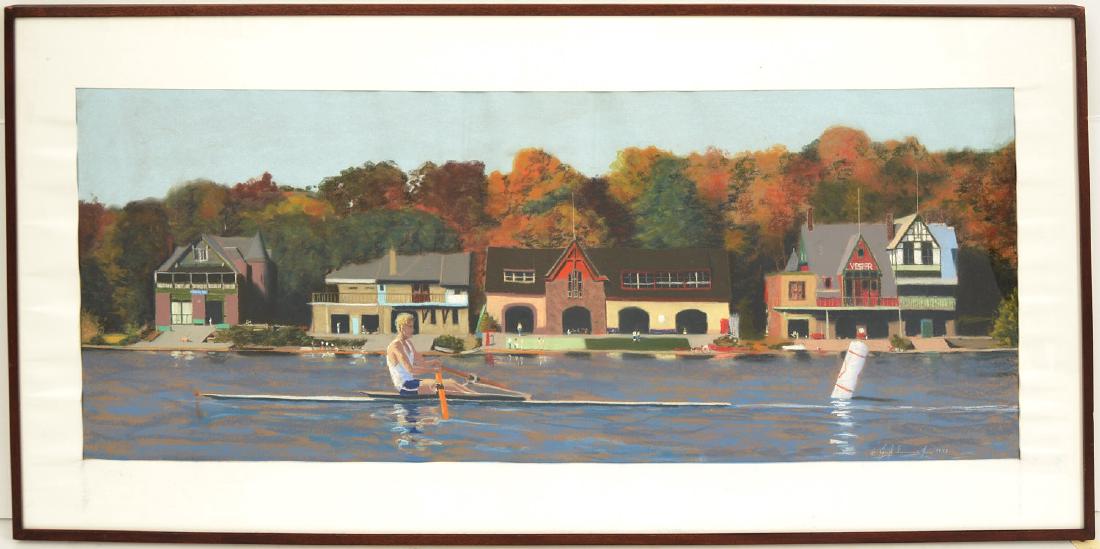 Joseph Sweeney, large skulling pastel (1 of 6)