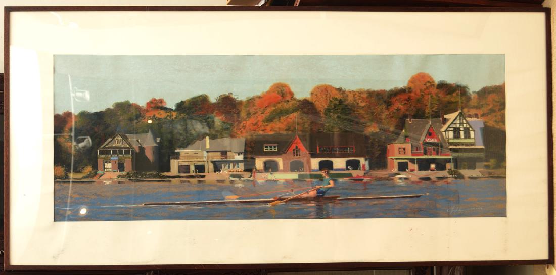 Joseph Sweeney, large sculling pastel (1 of 4)