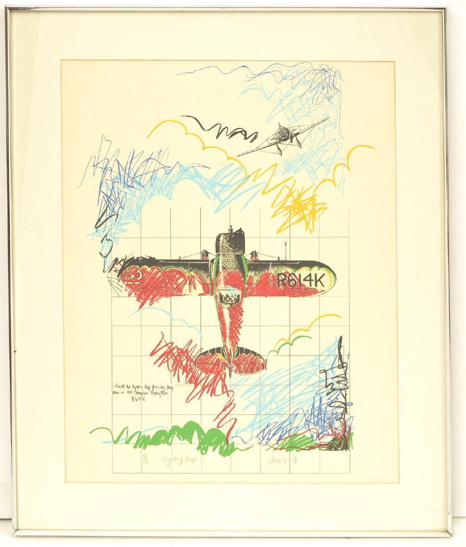 Joyce Arons, aviation color screenprint (1 of 9)