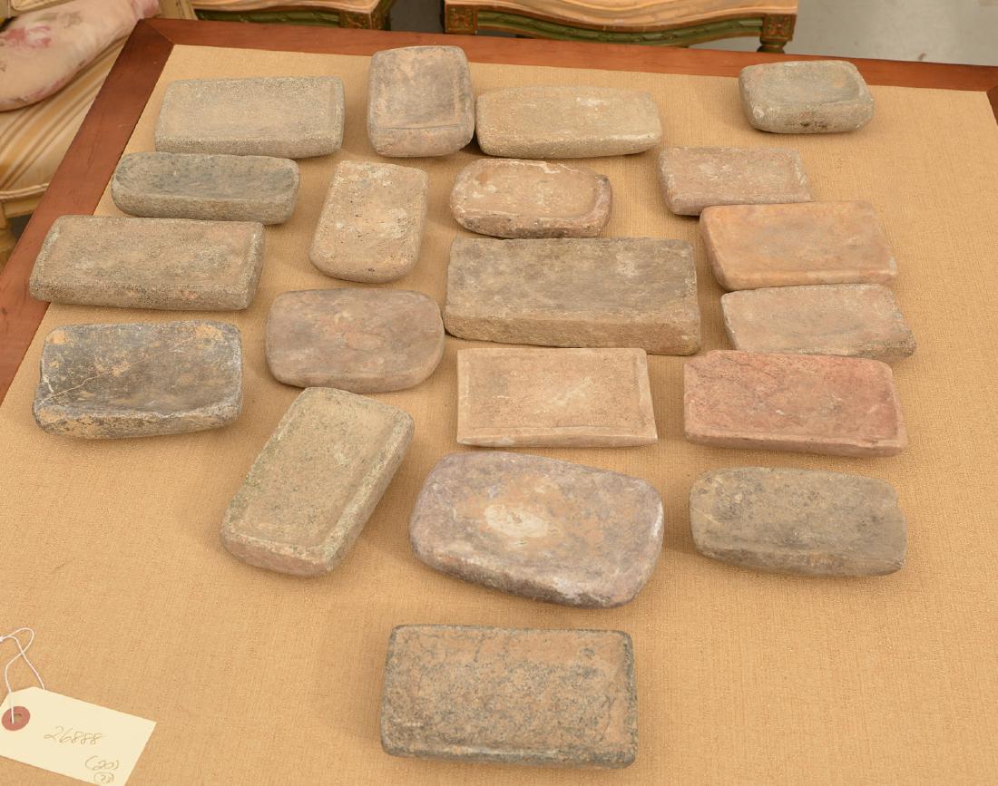 Collection (20) ancient stone tablets / metates (1 of 4)