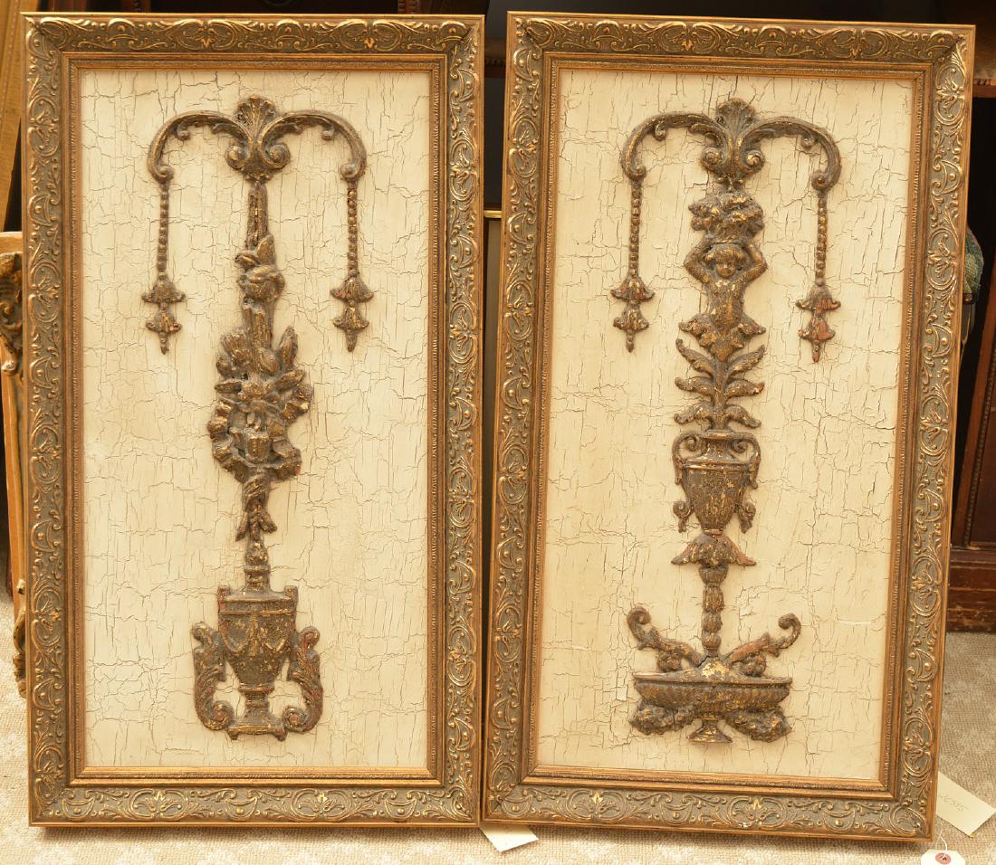 Pair John-Richard parcel gilt wall appliques (1 of 7)