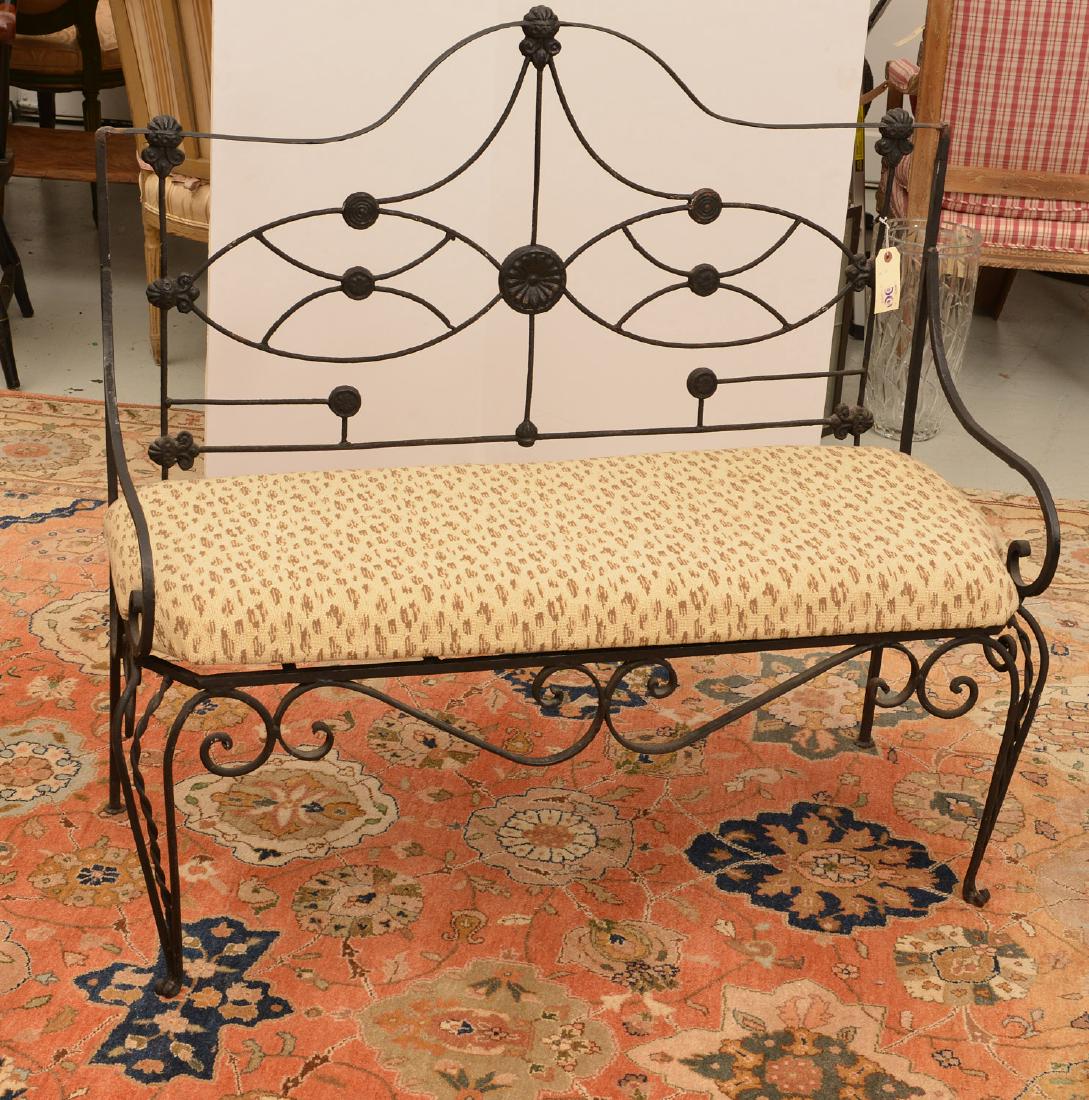 Victorian wrought and cast Iron bench (1 of 6)