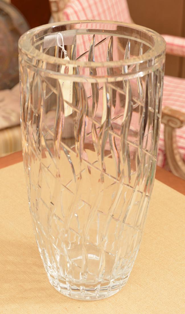 Large Webb & Corbett Art Deco cut glass vase (1 of 3)