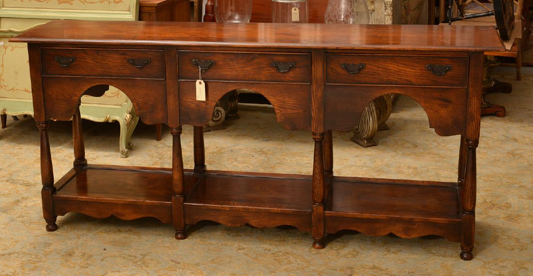 Welsh style oak dresser base (1 of 5)