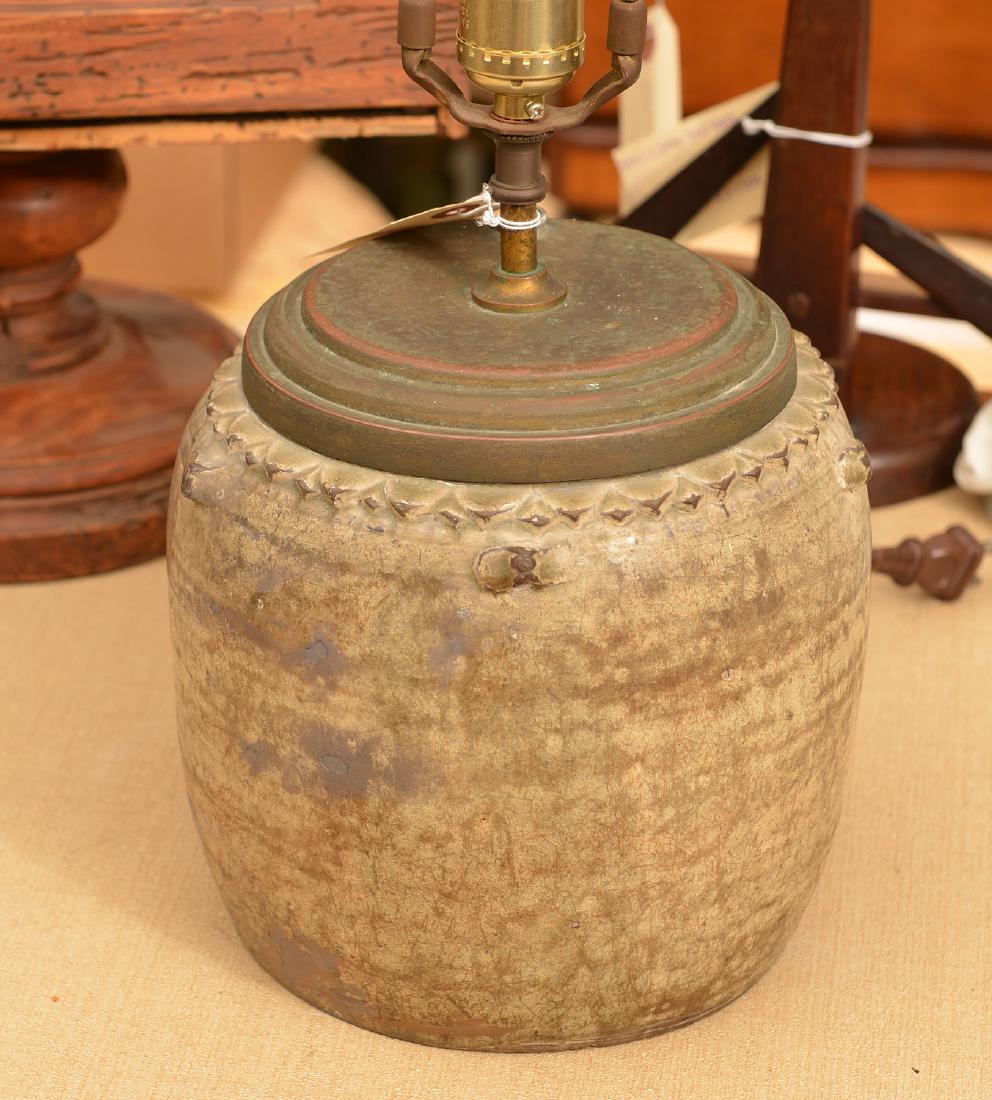 Early glazed earthenware jar (1 of 5)
