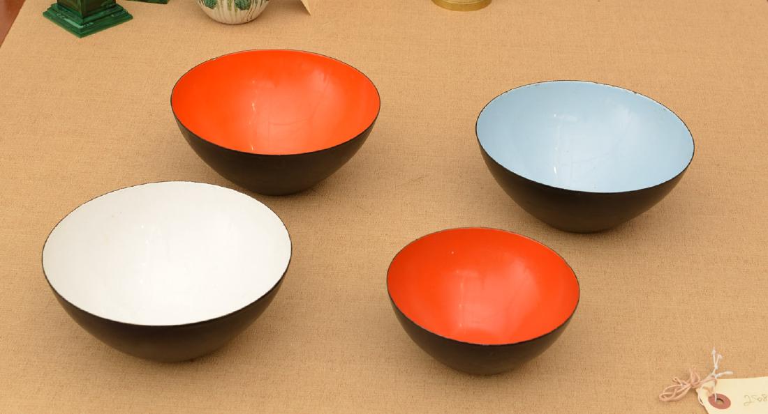 (4) Herbert Krenchel Krenit enamelware bowls (1 of 4)