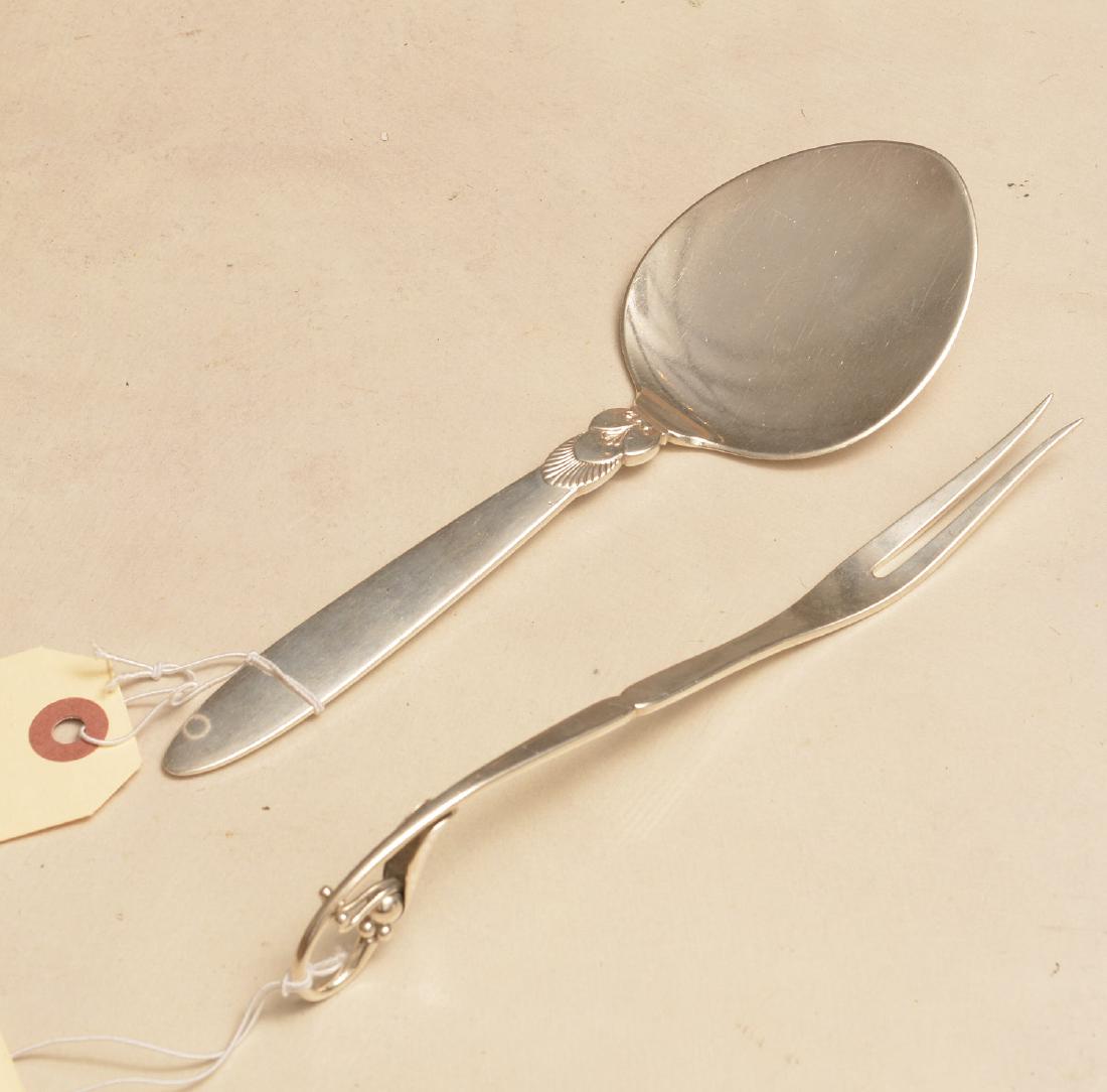 (2) Georg Jensen, Denmark sterling serving pieces (1 of 6)