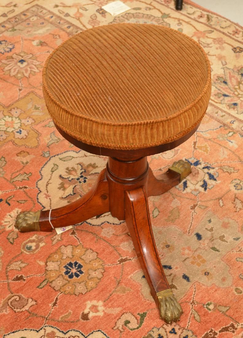 Nice Regency mahogany mahogany piano stool (1 of 8)