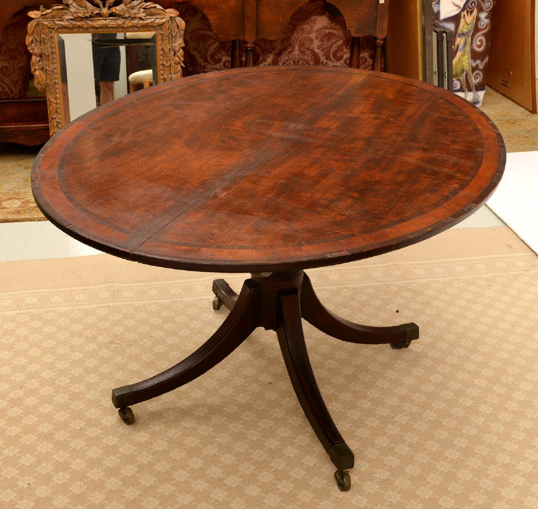 Regency banded mahogany breakfast table (1 of 10)