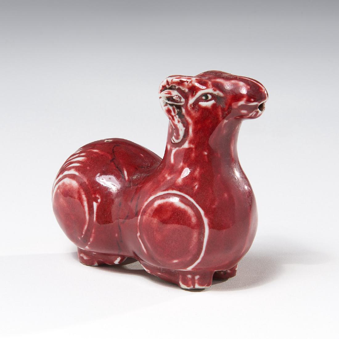 Chinese Jin style ram-shaped water dropper (1 of 7)