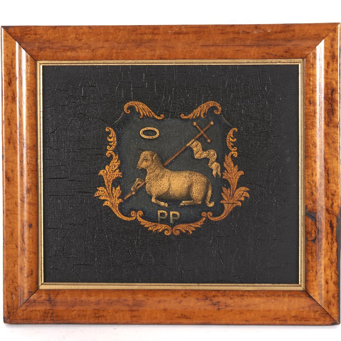 Nice British painted heraldic crest (1 of 5)