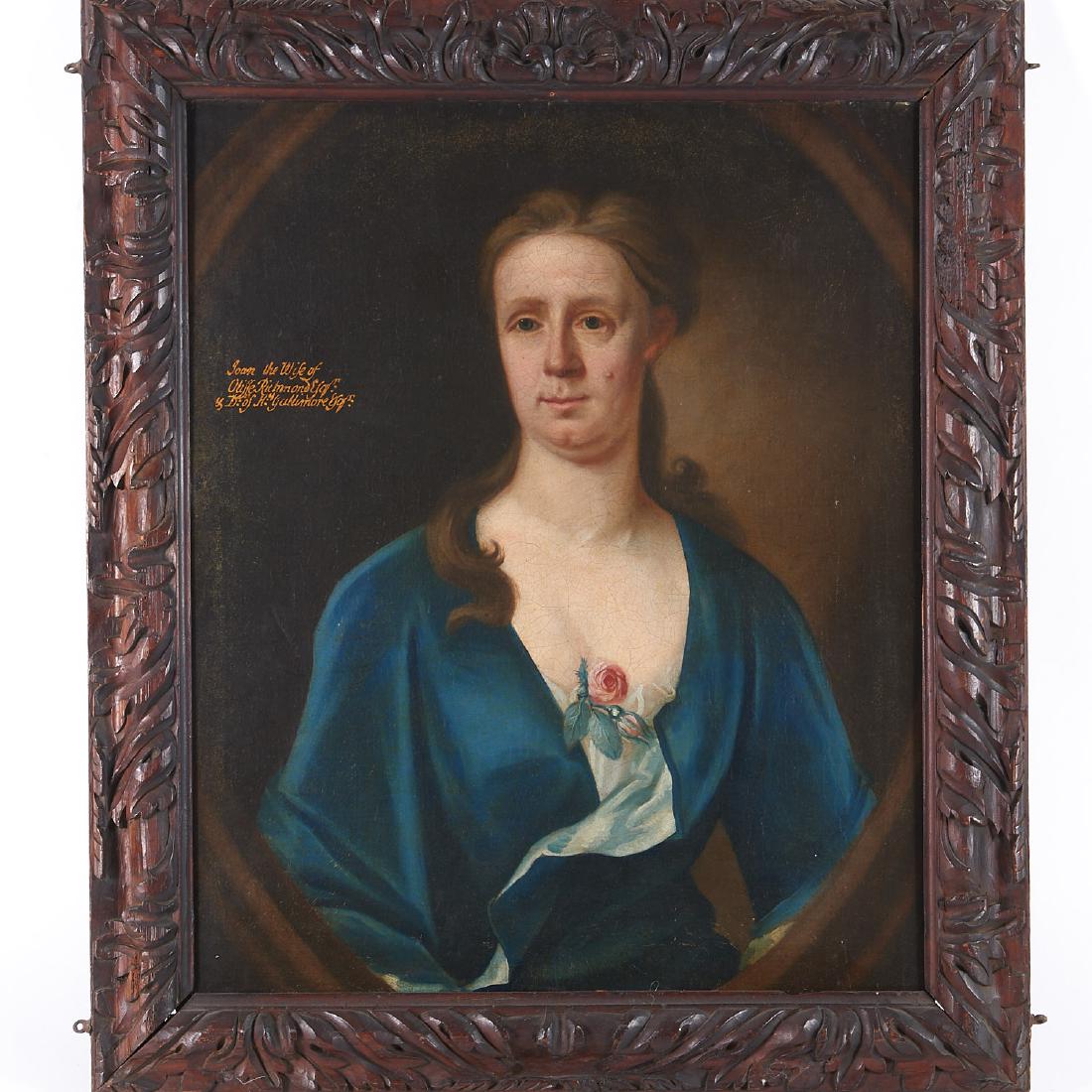 English School, portrait painting (1 of 5)