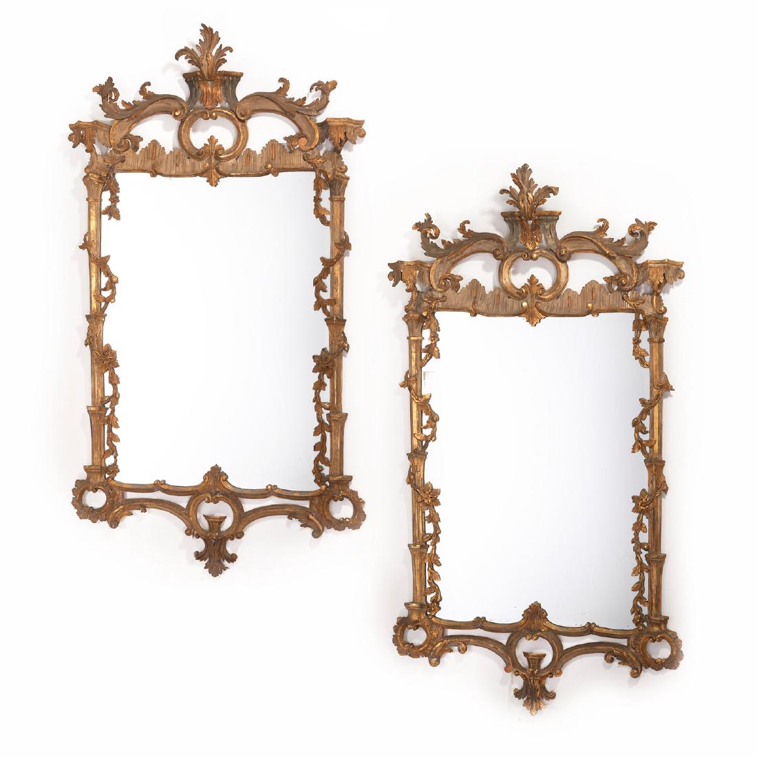 Exceptional pair George III mirrors (1 of 7)
