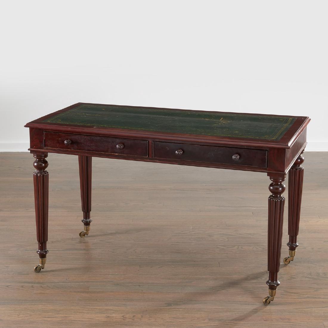 William IV mahogany writing table (1 of 7)