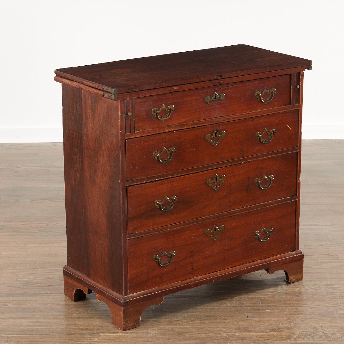 George III mahogany bachelor's chest (1 of 9)