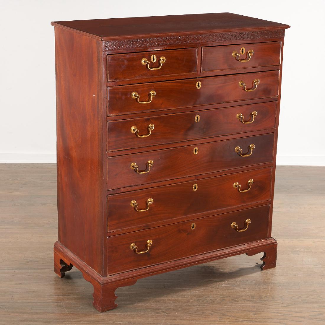 George III tall chest of drawers (1 of 6)
