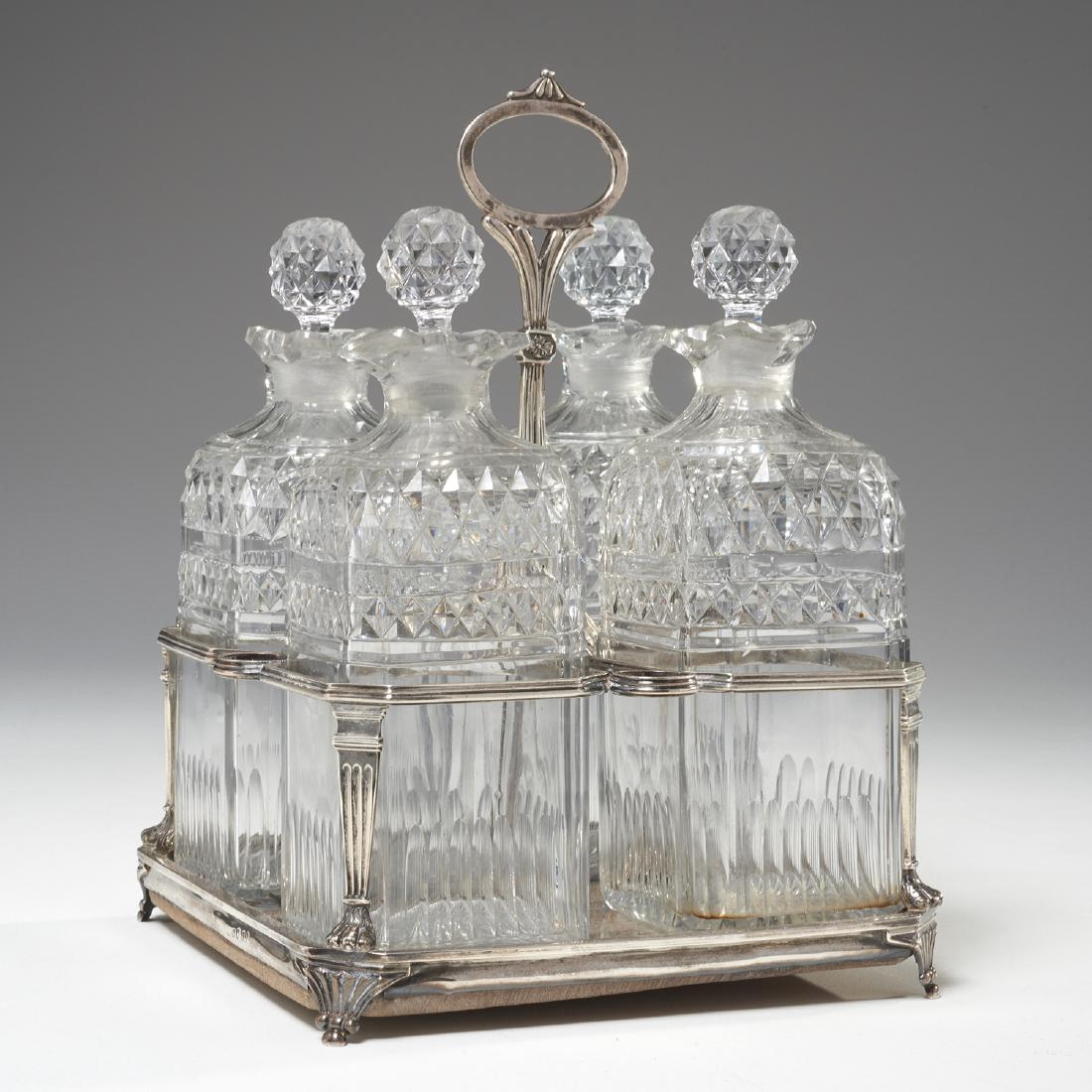 English sterling silver cruet stand (1 of 10)