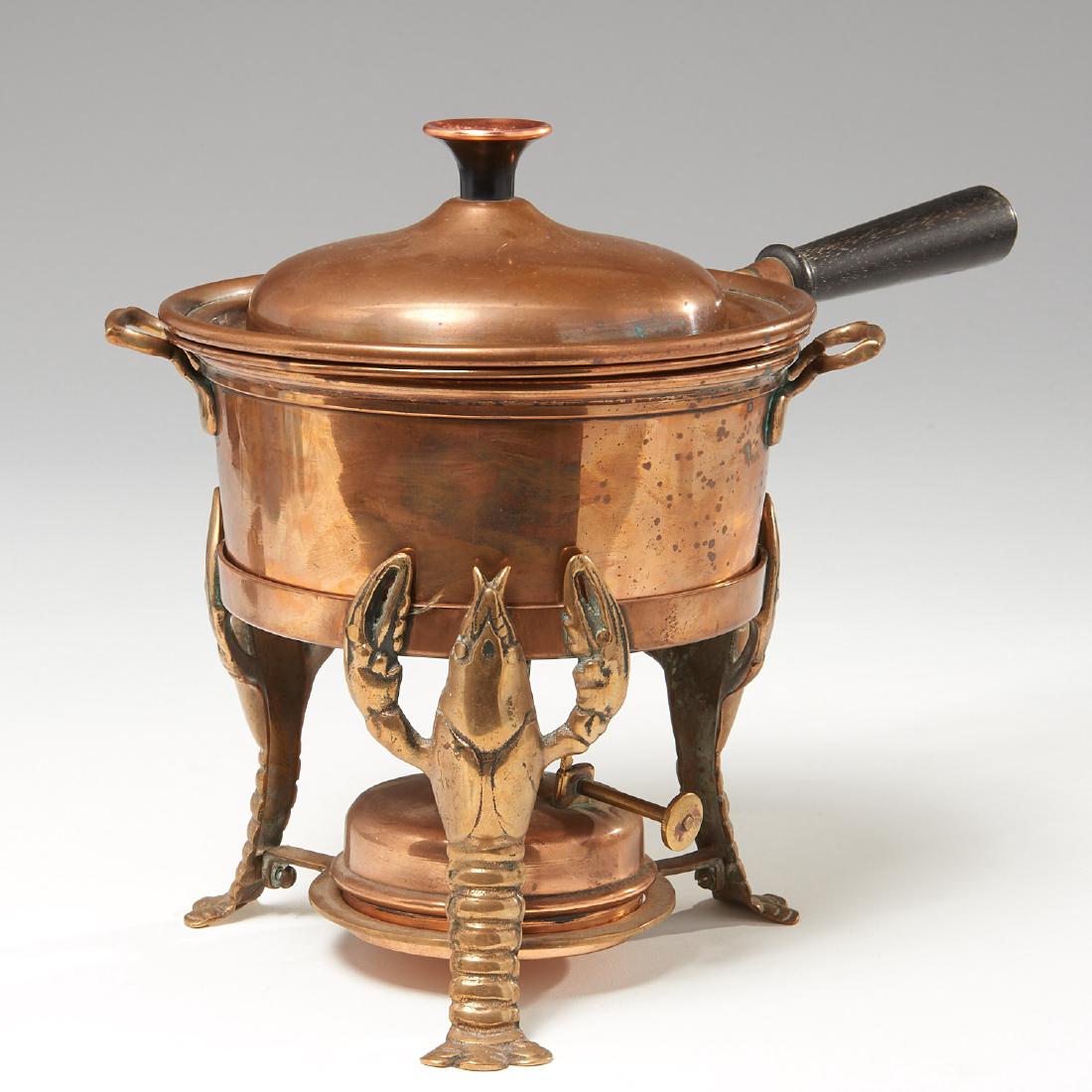 Rare Joseph Heinrichs sterling chaffing dish (1 of 8)