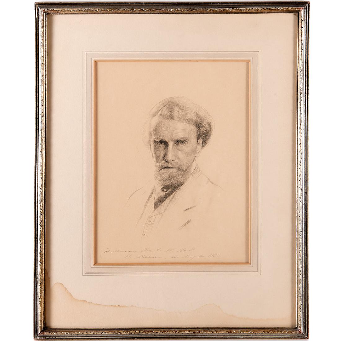 Henrique Medina de Barros, drawing of Wm. Clark (1 of 7)