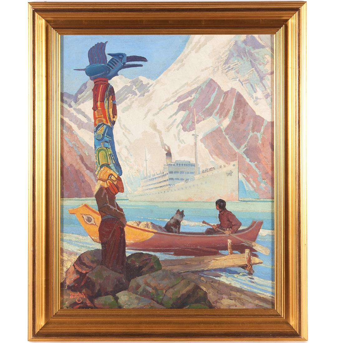 Charles Hargens, painting