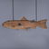 Huge Folk Art fish trade sign