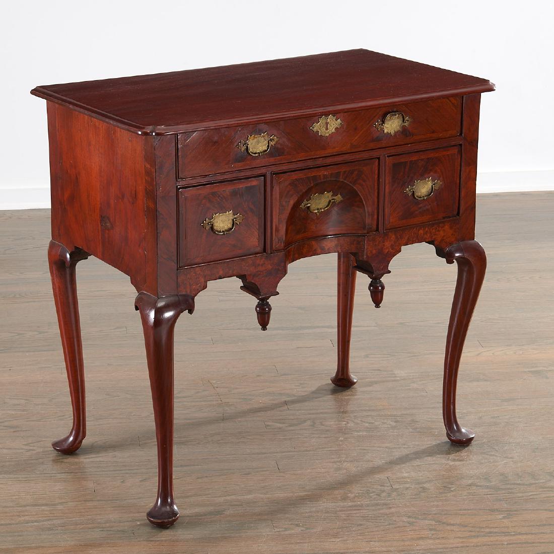 American Chippendale mahogany lowboy (1 of 9)