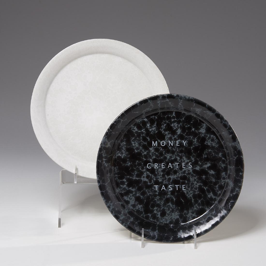 Jenny Holzer, (2) ceramic plates (1 of 6)