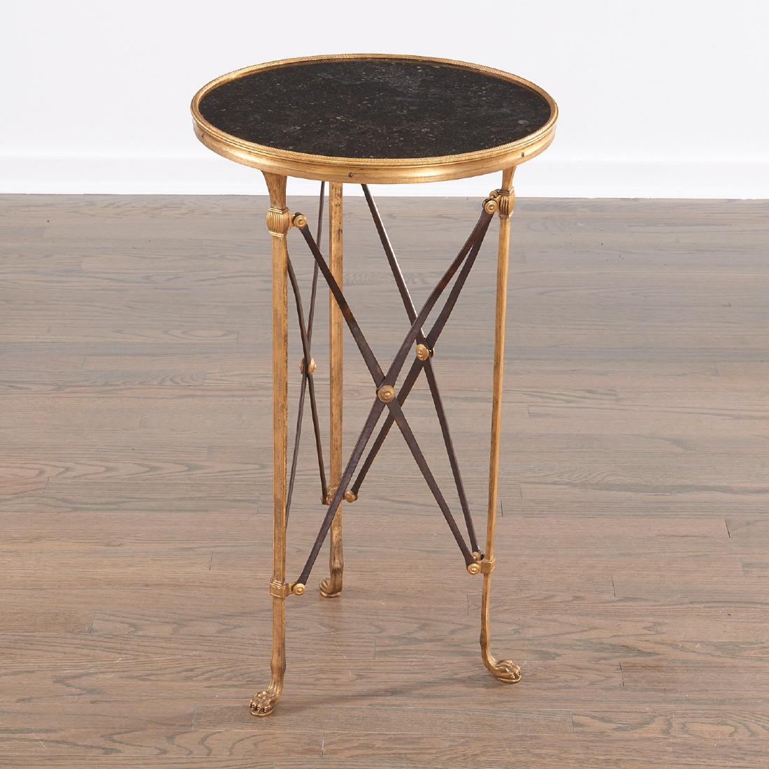 Directoire style marble and bronze gueridon (1 of 7)