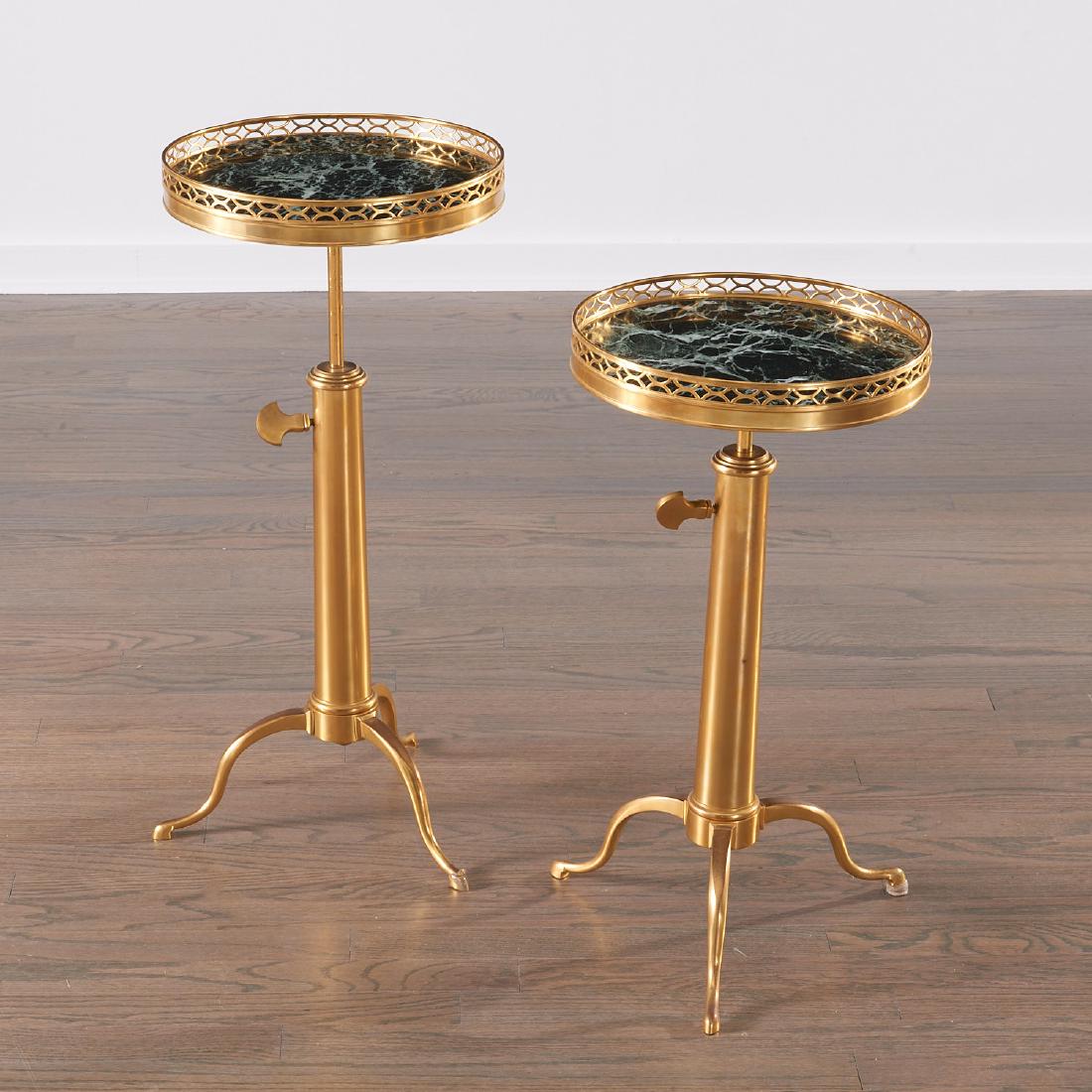 Pair Maison Meilleur telescoping tripod tables (1 of 7)