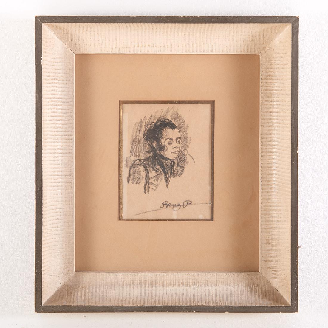 Pablo Picasso (attrib.), early sketch drawing