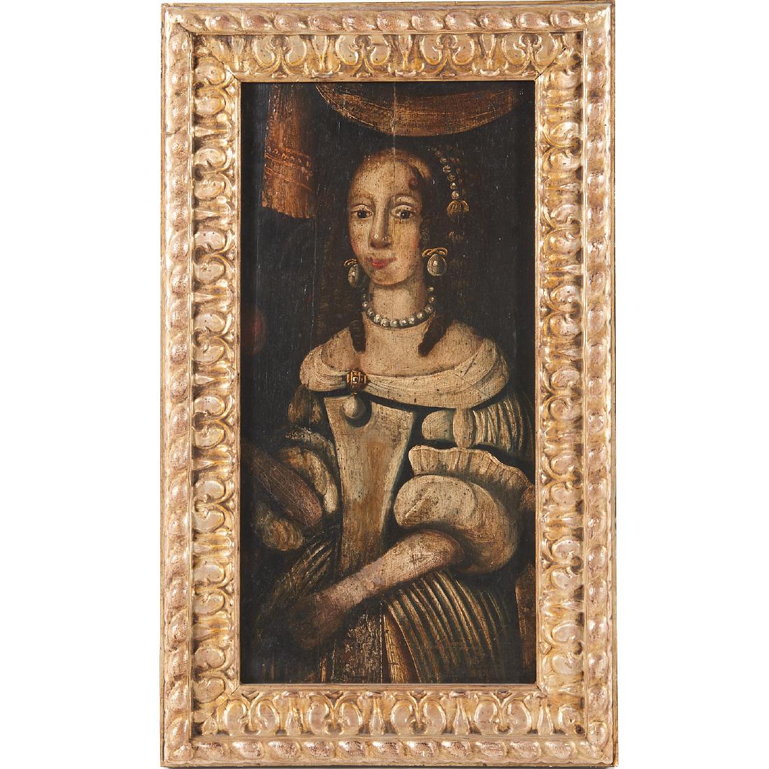 Spanish Colonial School, painting (1 of 5)