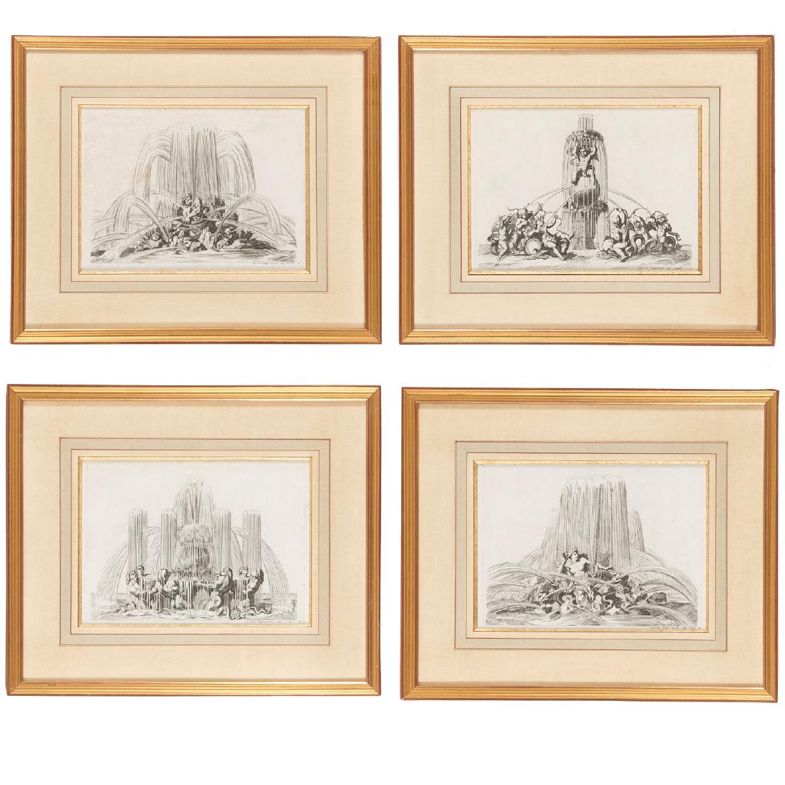 Jeremiah Wolff, (4) engravings (1 of 6)