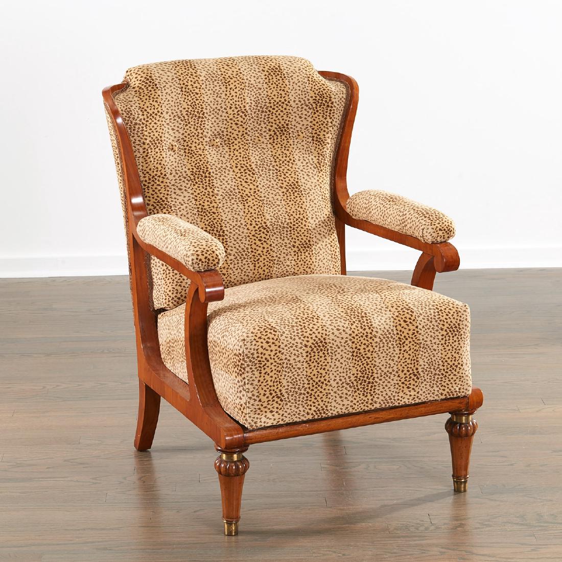 Biedermeier leopard print armchair (1 of 7)