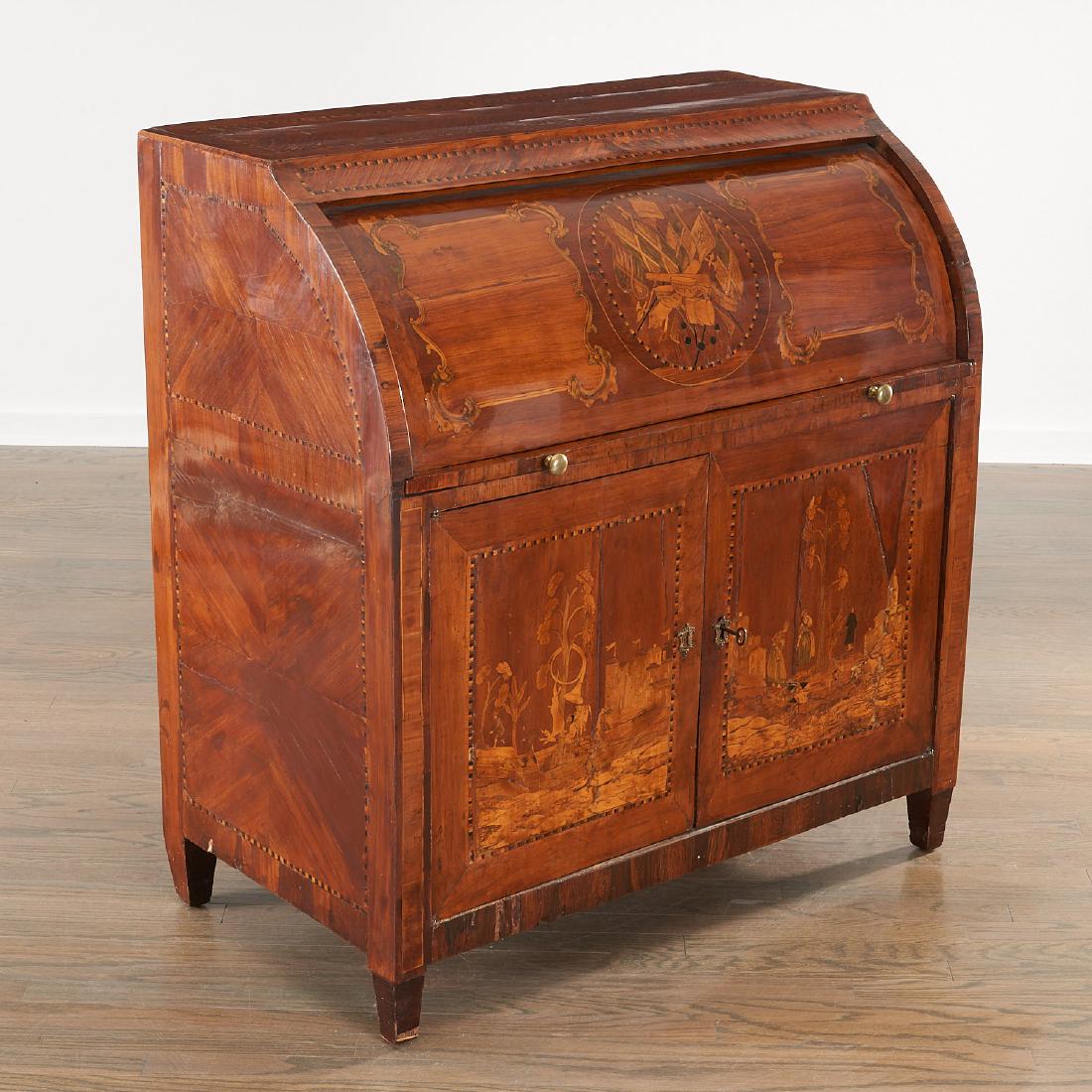 Continental intarsia secretary bureau (1 of 10)