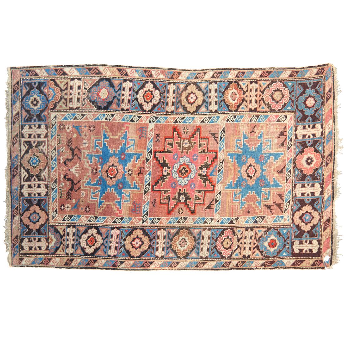 Small Caucasian rug, ex museum (1 of 6)